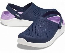 CROCS Сабо  ЛайтРайд Клог Смок/Перл Вайт 204592-06J
