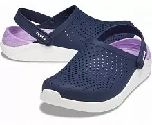 CROCS Сабо  ЛайтРайд Клог Смок/Перл Вайт 204592-06J